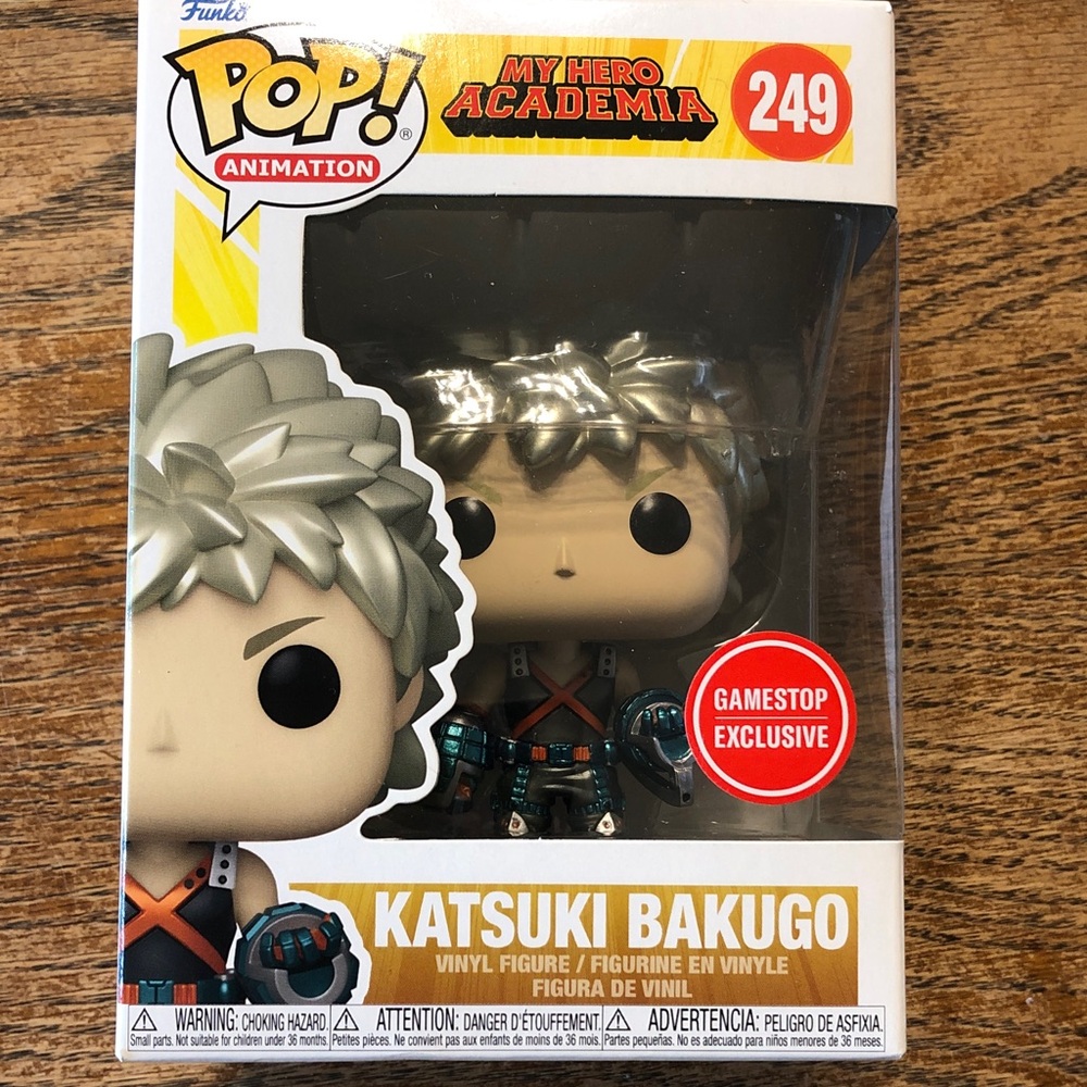 Funko Katsuki Bakugo (My Hero Academia) - Silver Hair, Black Outfit